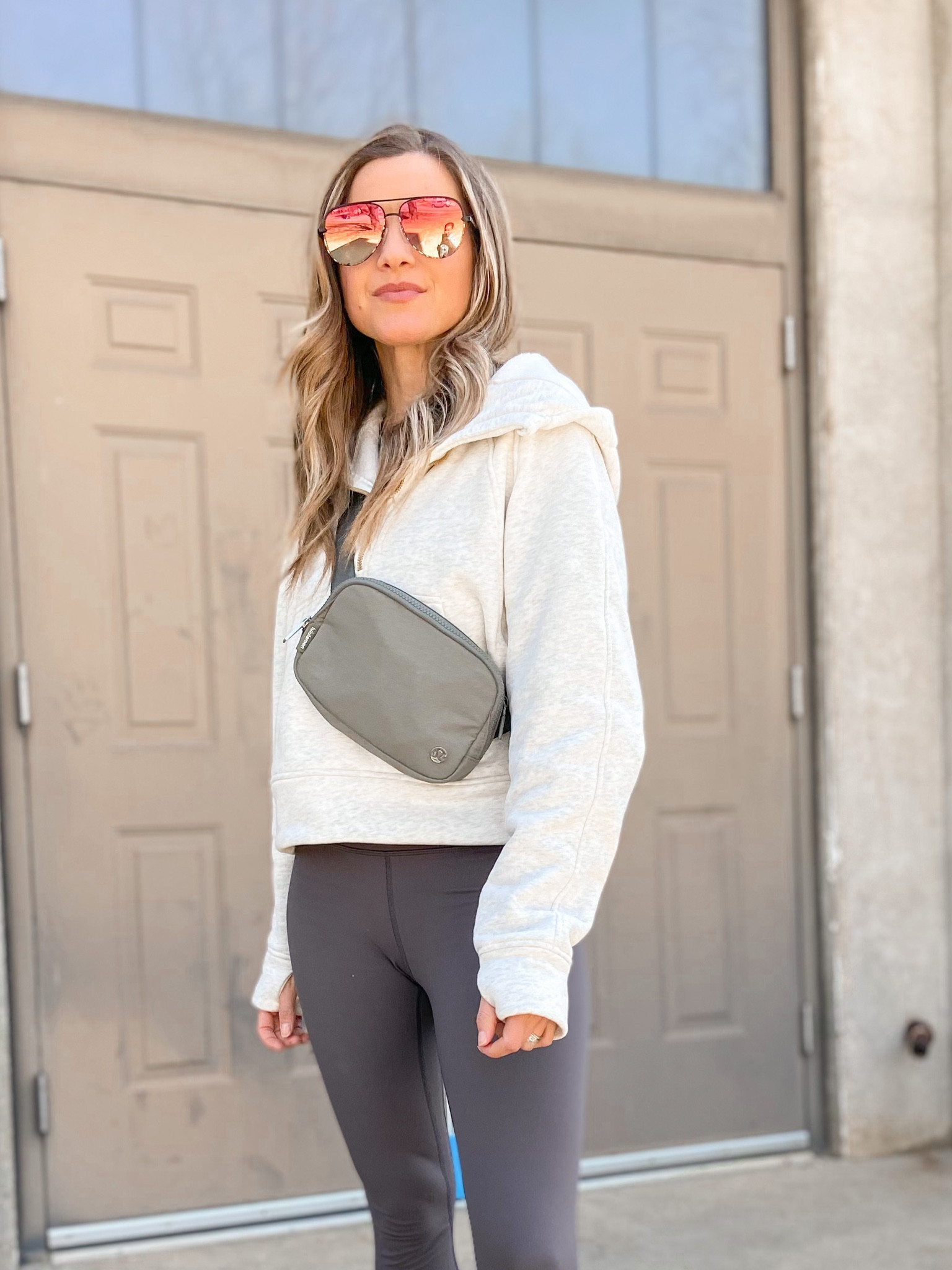 Run right now and grab this Amazon dupe while it’s back in stock in this color (off-white with a gold zipper) 😍 It is soooo good!! $40 dupe for the Lululemon scuba hoodie ($118). It is such nice quality, thick warm material, soft and smooth, and the color is gorgeous! The gold zipper is so pretty too. I am wearing the small and my reg. size is XS. Don’t be afraid to size up one size for the oversized fit like Lululemon.

#softautumn

#LTKunder50 #LTKfit #LTKFind