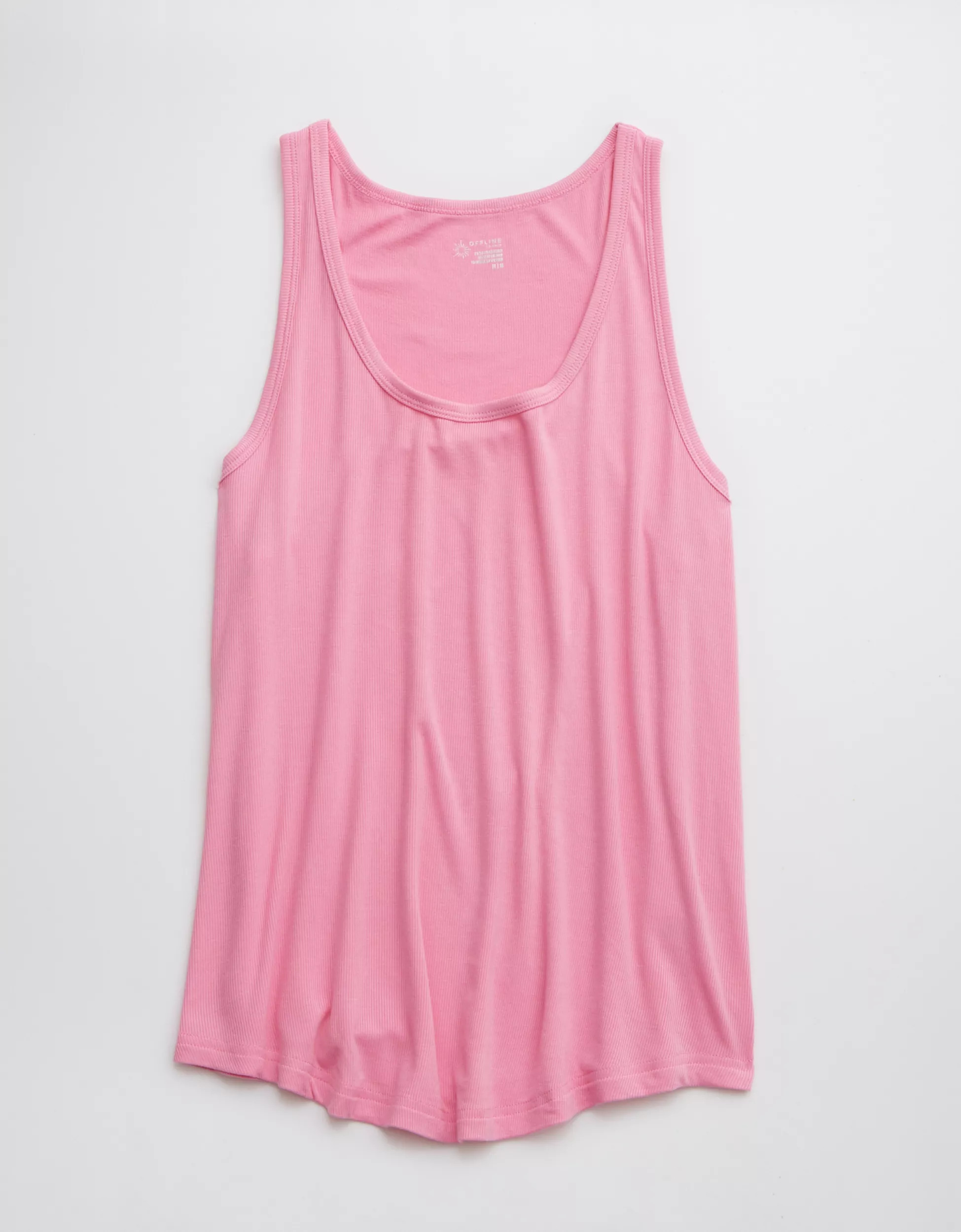 OFFLINE By Aerie Thumbs Up Ribbed Flowy Tank | American Eagle Outfitters (US & CA)