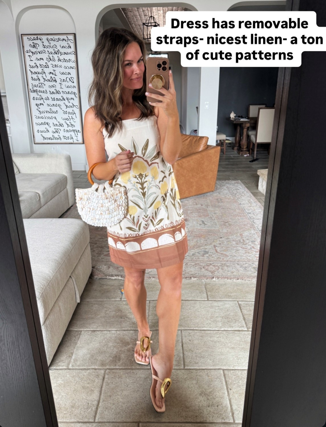 Dress reminds me of Abercombie! But amazon and comes in so many patterns- nicest linen material, straps are removable great lenght true sizing #amazonfashion #resortwear #vacationoutfits #springbreak 

#LTKSaleAlert #LTKTravel #LTKgrwm