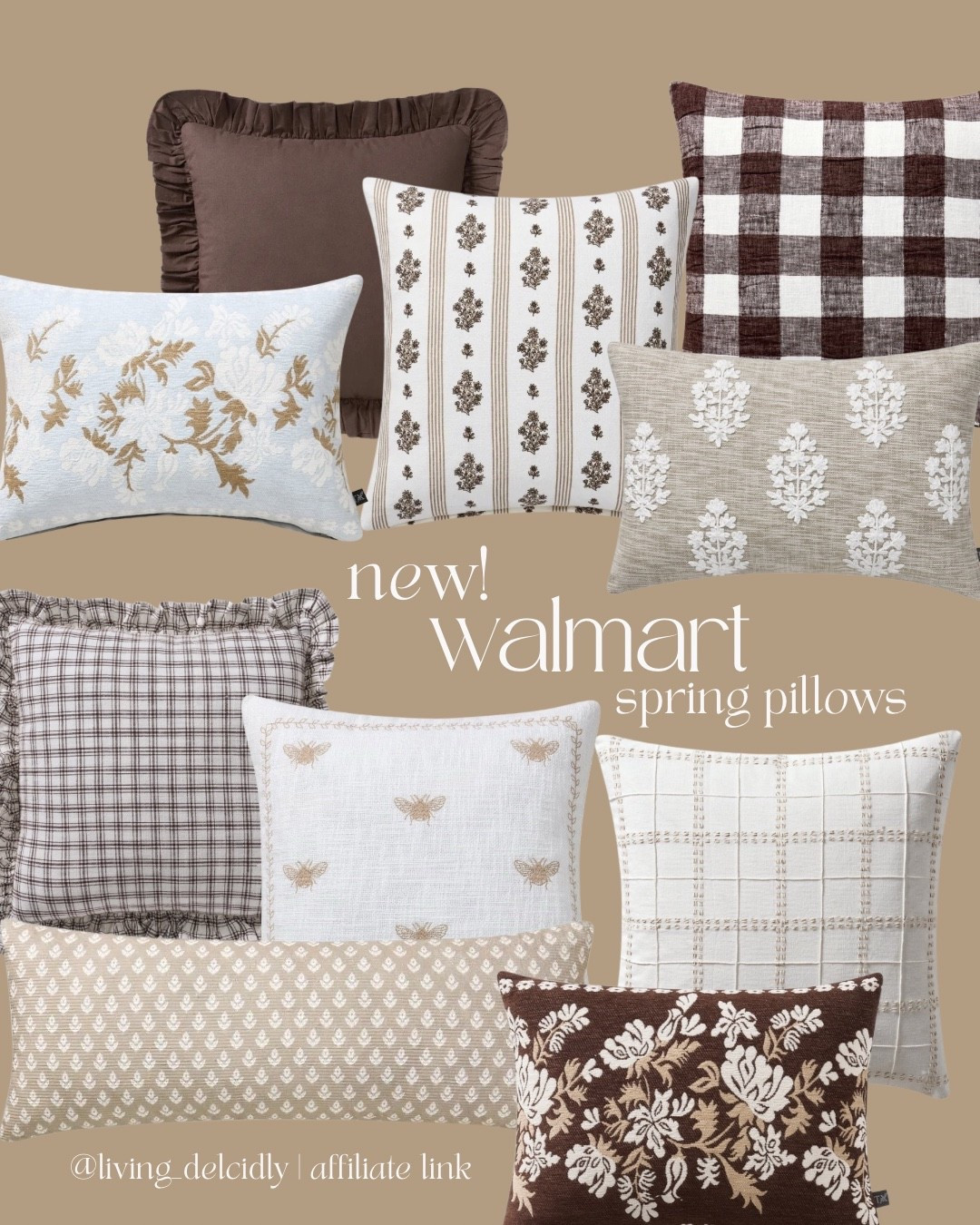 New spring pillows at Walmart! The patterns are soooo good!

Spring Decor | Spring Styling | Bedroom | Living Room

#LTKHome