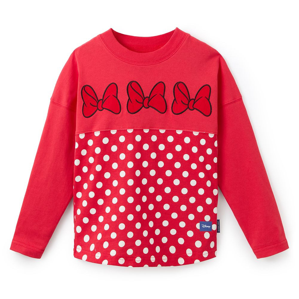 Minnie Mouse Polka Dot Spirit Jersey for Kids – Customizable | Disney Store