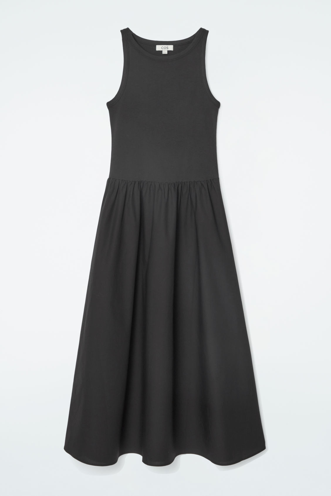 CONTRAST-PANEL MAXI DRESS | COS (US)