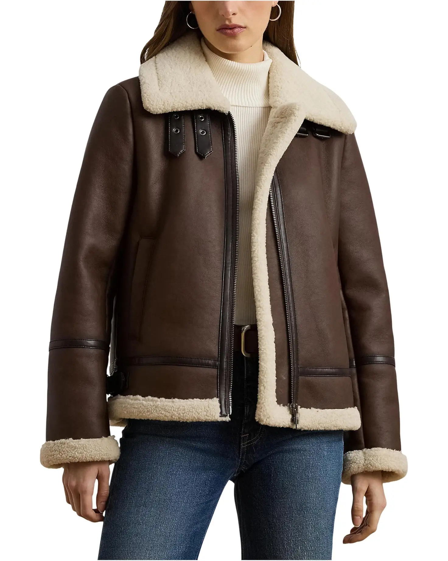 Faux Leather Single Breasted Jacket | Zappos