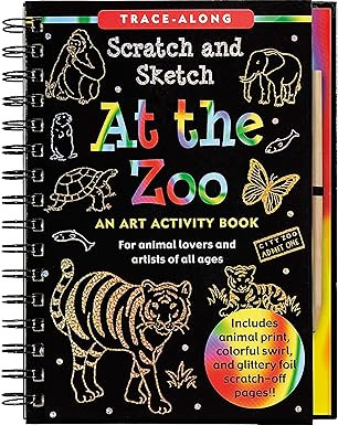 At the Zoo Scratch & Sketch (An Art Activity Book for Animal Lovers and Artists of All Ages) (Tra... | Amazon (US)