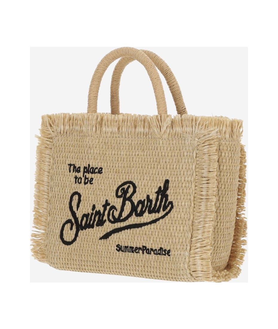 Straw Tote Bag With Logo | Italist.com US