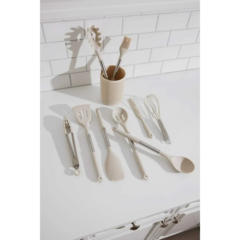 Thyme & Table 10-Piece Silicone Gadget Set - Taupe | Walmart (US)