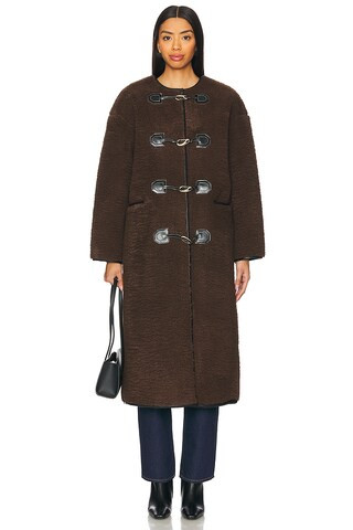 4th & Reckless Heyworth Coat in Chocolate Brown from Revolve.com | Revolve Clothing (Global)