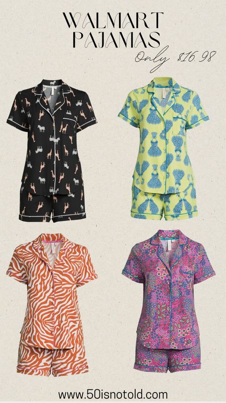 These pajama sets from Walmart are so good! They come in several colors and prints, but they also come in a pants/capri option. Great for vacation and under $17

#LTKFindsUnder50 #LTKStyleTip #LTKTravel