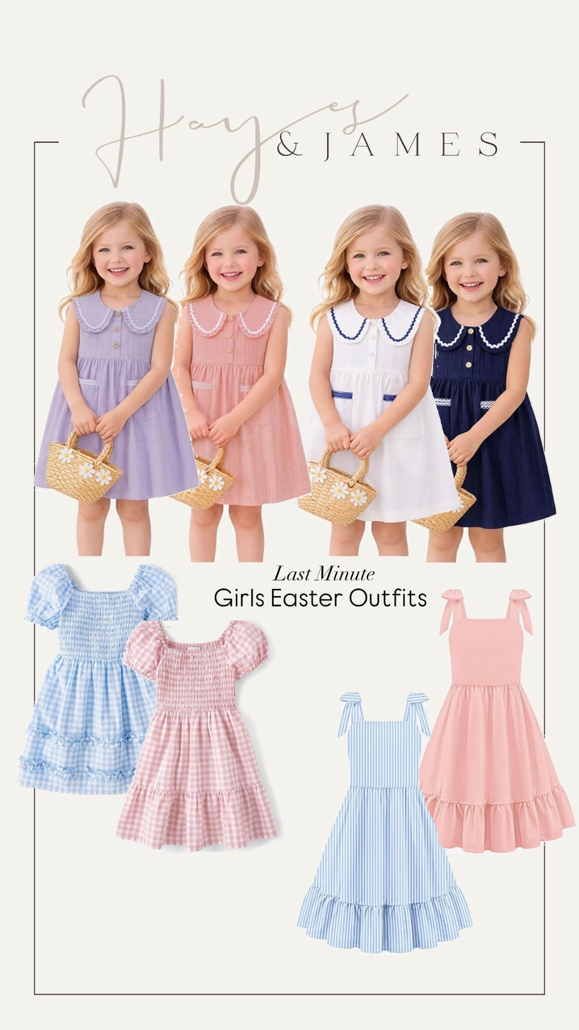 Last Minute.. Girls Easter Outfits #easter #springfashion #girlsdresses #easterdress 

#LTKmomlife #LTKootd #LTKKids