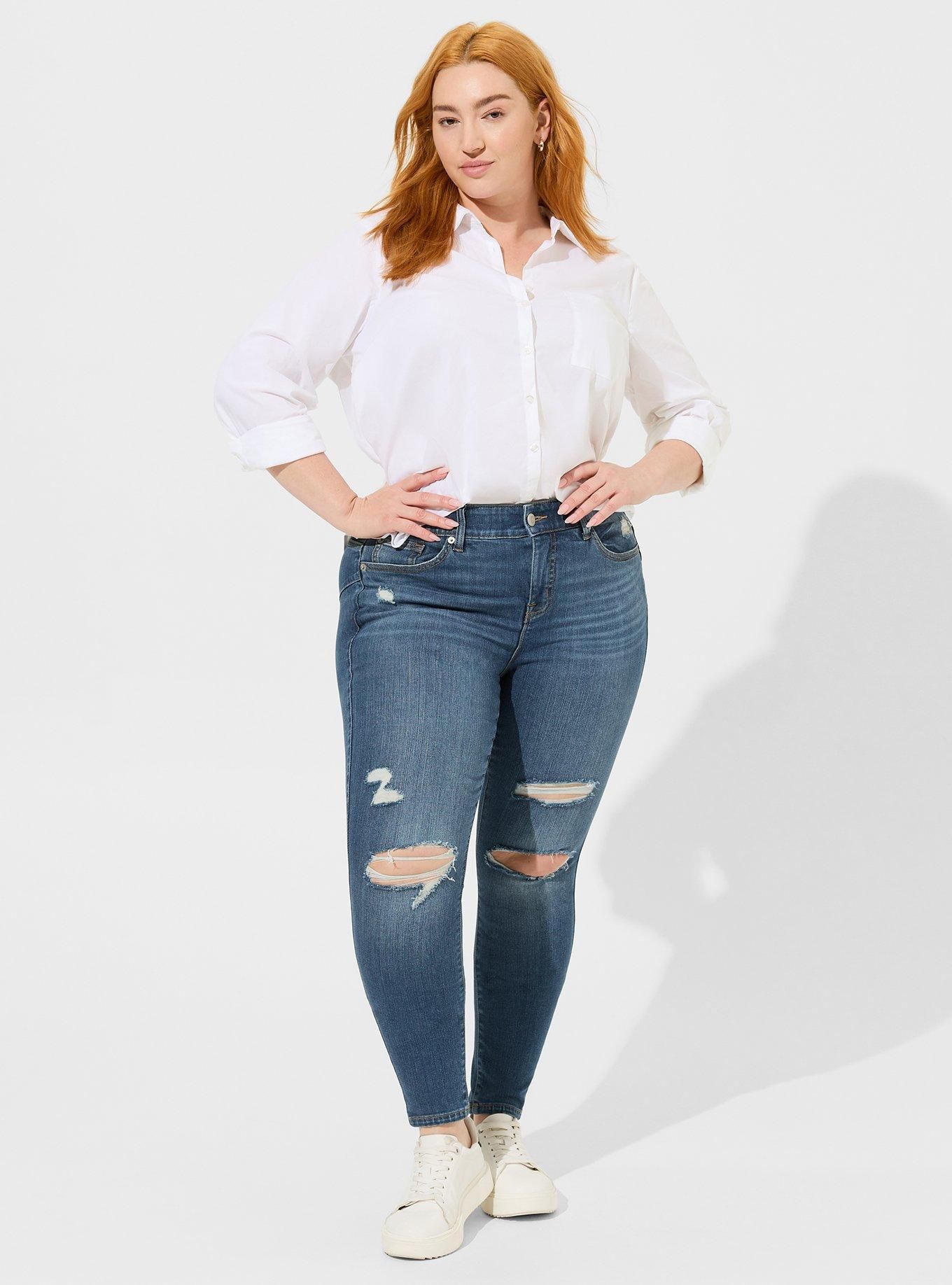 Bombshell Skinny Premium Stretch High-Rise Jean | Torrid (US & Canada)