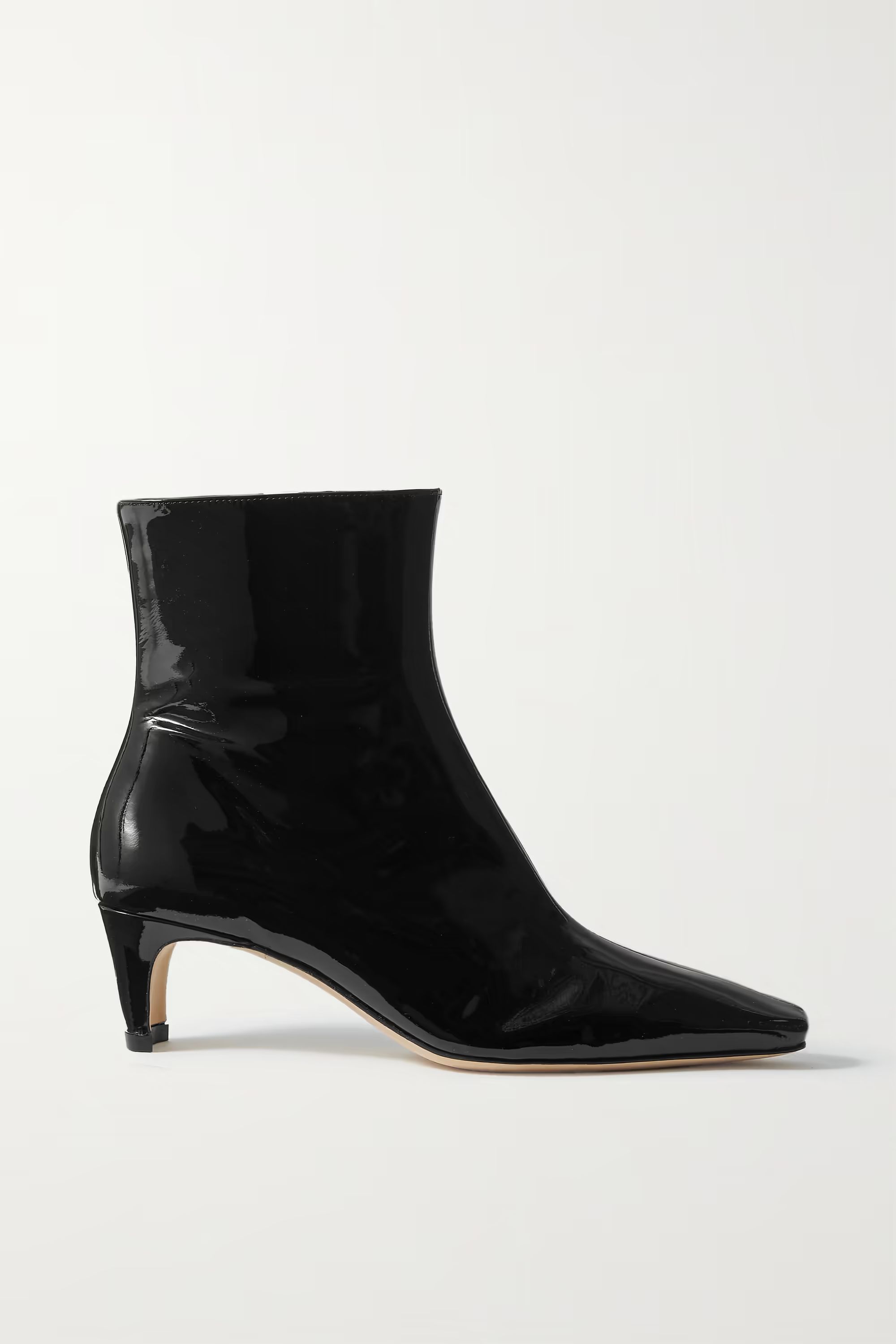 Black Wally patent-leather ankle boots | STAUD | NET-A-PORTER | NET-A-PORTER (US)