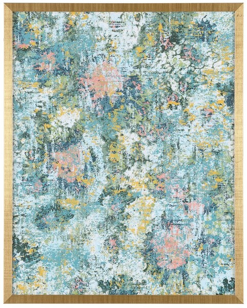 Shoreline 16 x 20 Inch Light Blue and Sand Framed Wall Art | 1stopbedrooms