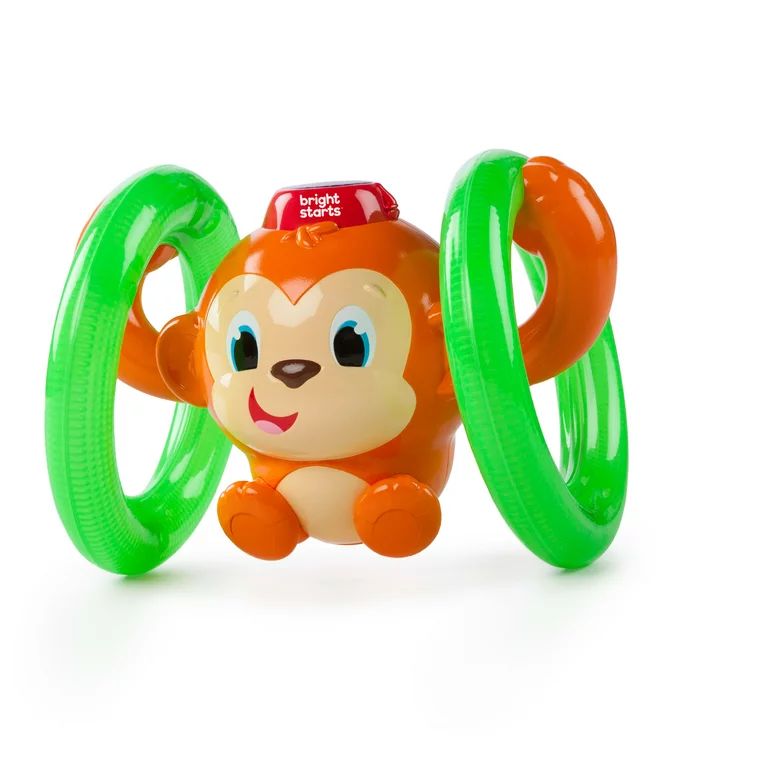Bright Starts Roll & Glow Monkey Toy with Lights and Melodies, Ages 6 months + | Walmart (US)