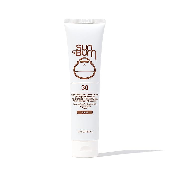 Sun Bum Mineral SPF 30 Tinted Sunscreen Face Lotion | Vegan and Reef Friendly (Octinoxate & Oxybe... | Amazon (US)