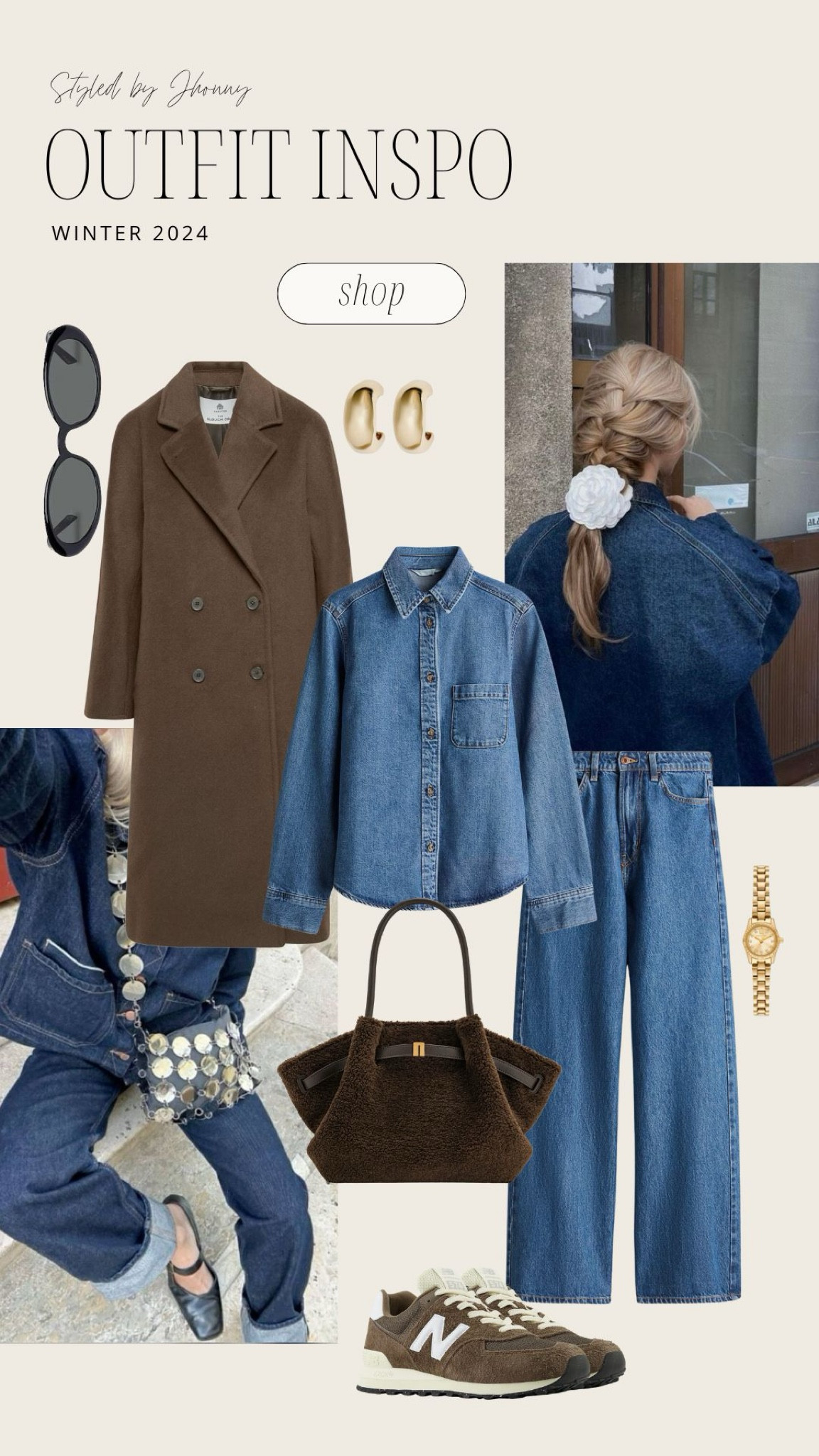 Winter outfit inspo! Jeans, winter outfit, sneakers.

#LTKStyleTip #LTKShoeCrush #LTKItBag