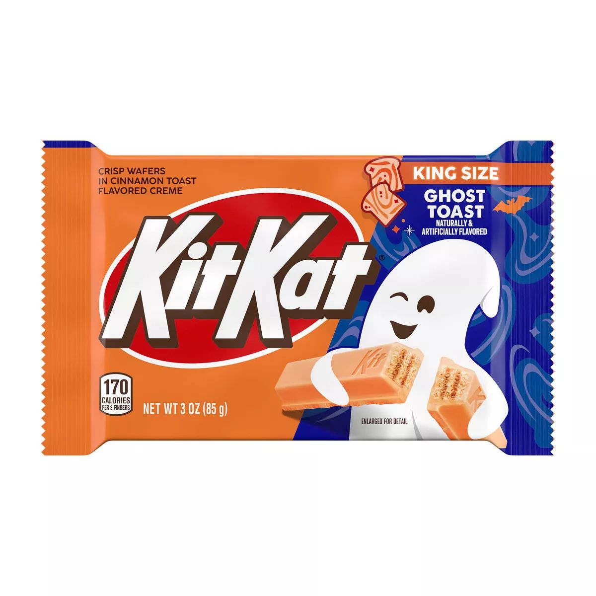 Kit Kat Ghost Toast Halloween Candy King Size - 3oz | Target