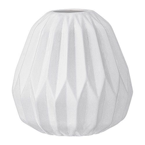 Small White Ceramic Fluted Vase | Amazon (US)