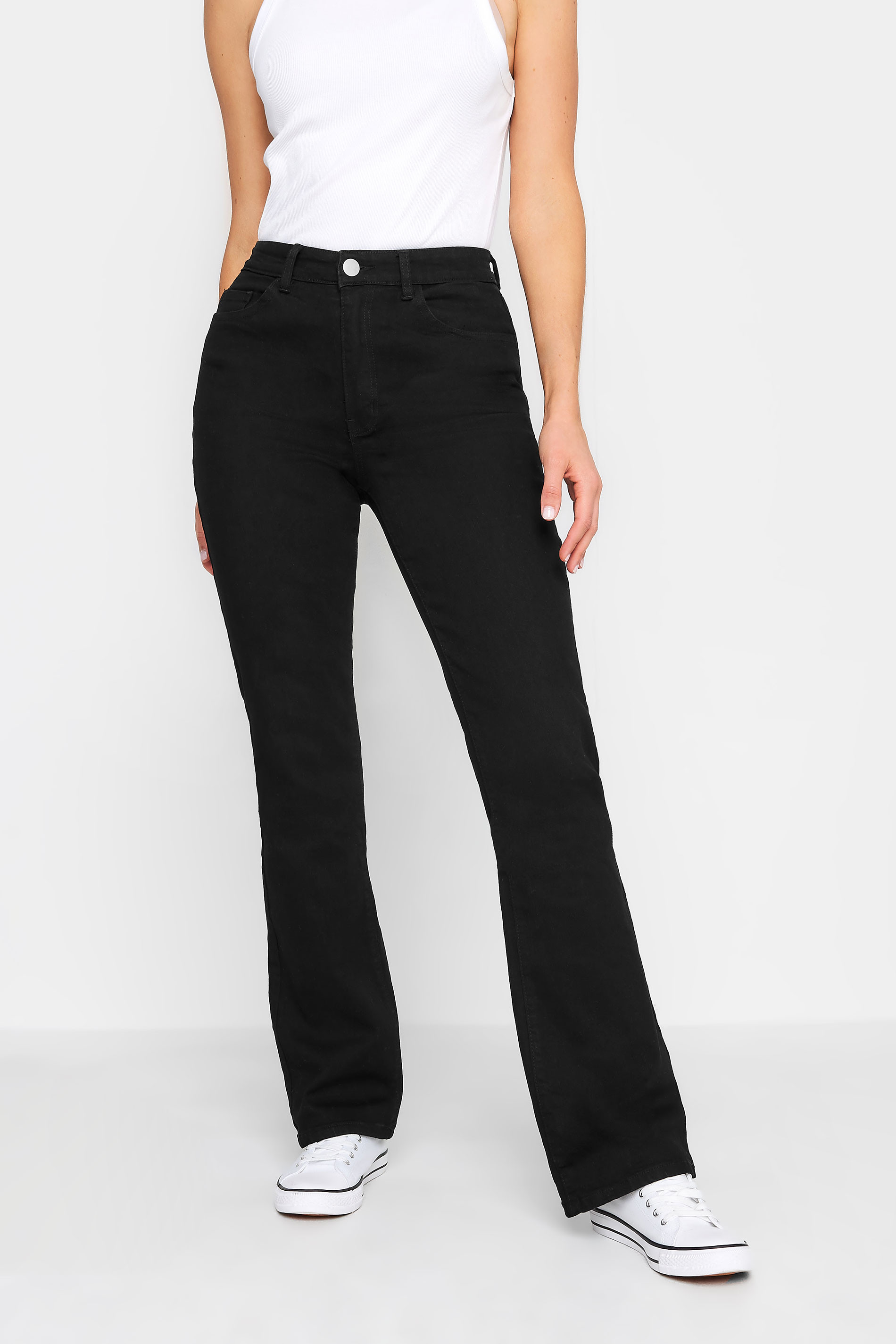 LTS Tall Black Bootcut Jeans | Long Tall Sally