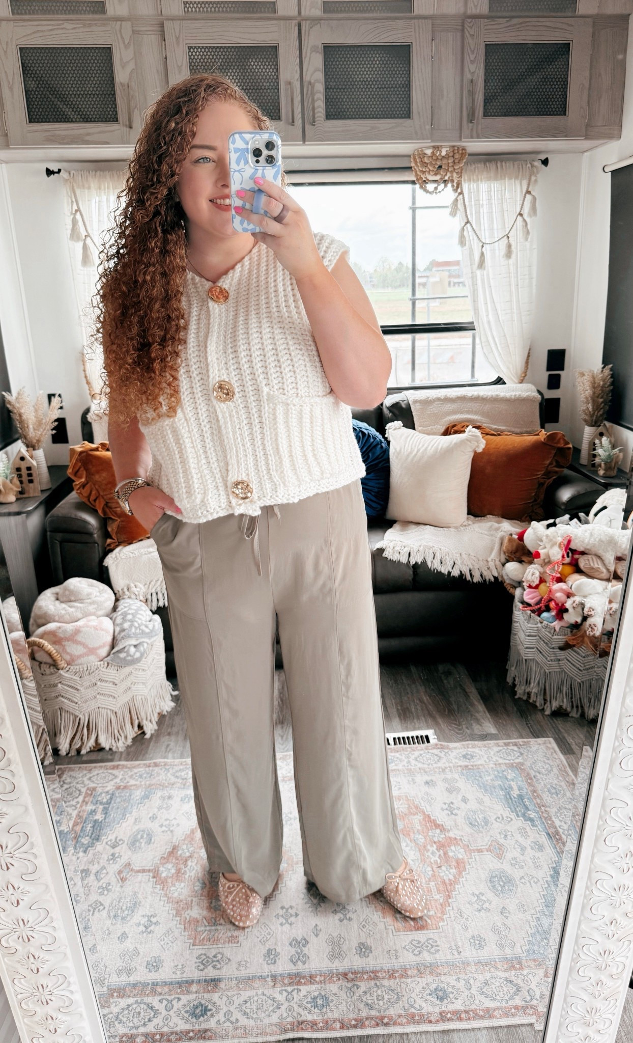 Loving this spring fit🌸✨green pants | Amazon green pants | spring pants | white short sleeve sweater | Amazon short sleeve sweater | short sleeve sweater vest | Amazon short sleeve sweater vest | mules | rhinestone mules | spring outfit | Amazon spring outfit | Amazon spring look | Amazon finds | Amazon fashion | Amazon look | Amazon outfit | Amazon must haves | spring | spring fashion | spring look | spring outfit | Amazon spring outfit | vacation | Amazon vacation outfit | vacation look | tropical vacation outfit 

#LTKMidsize #LTKSummerEdit #LTKSaleAlert