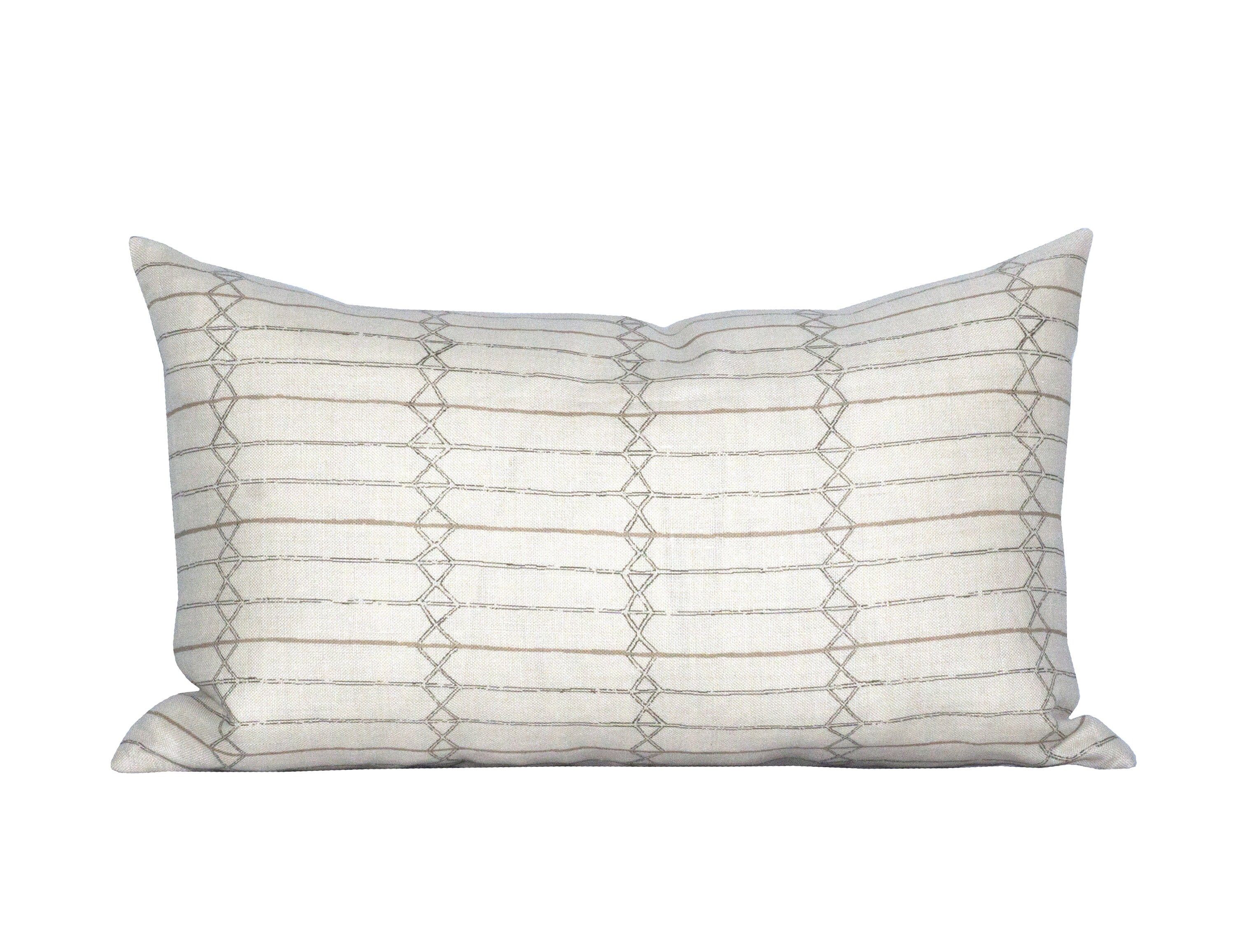 Pillow cover, Twine Sand, lumbar, neutral stripe, Spark Modern pillow | Etsy (US)