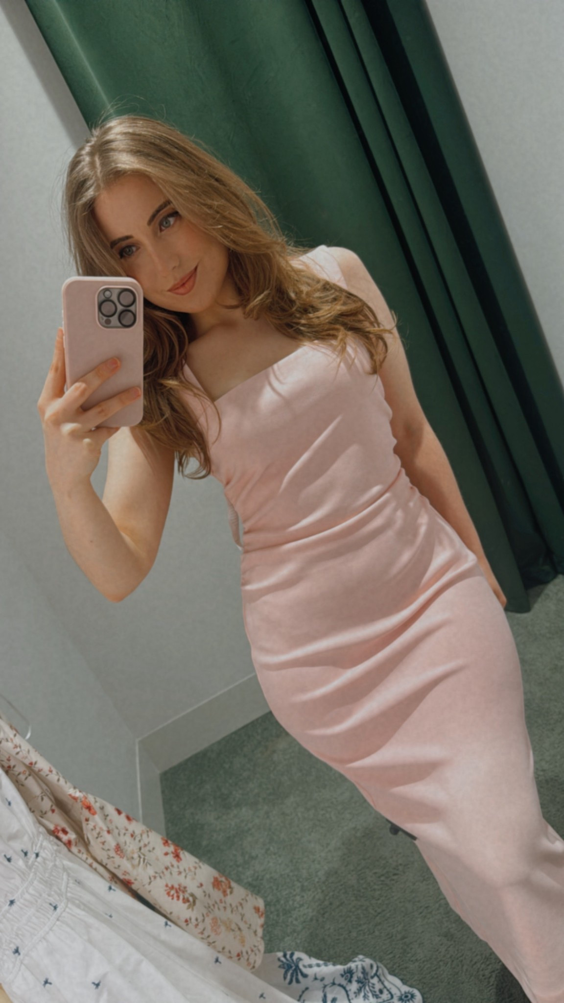 Soft pink ruched dress from Ever New. 

#LTKsummer #LTKcanada #LTKspring