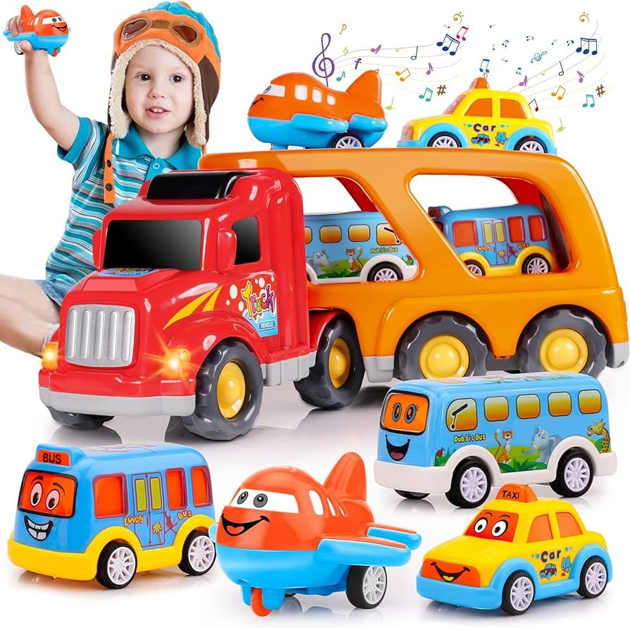 Nicmore Toddler Toys Car for Boys: Kids Toys for 2 3 4 Year Old Boys Girls | Carrier Toy Trucks |... | Amazon (US)