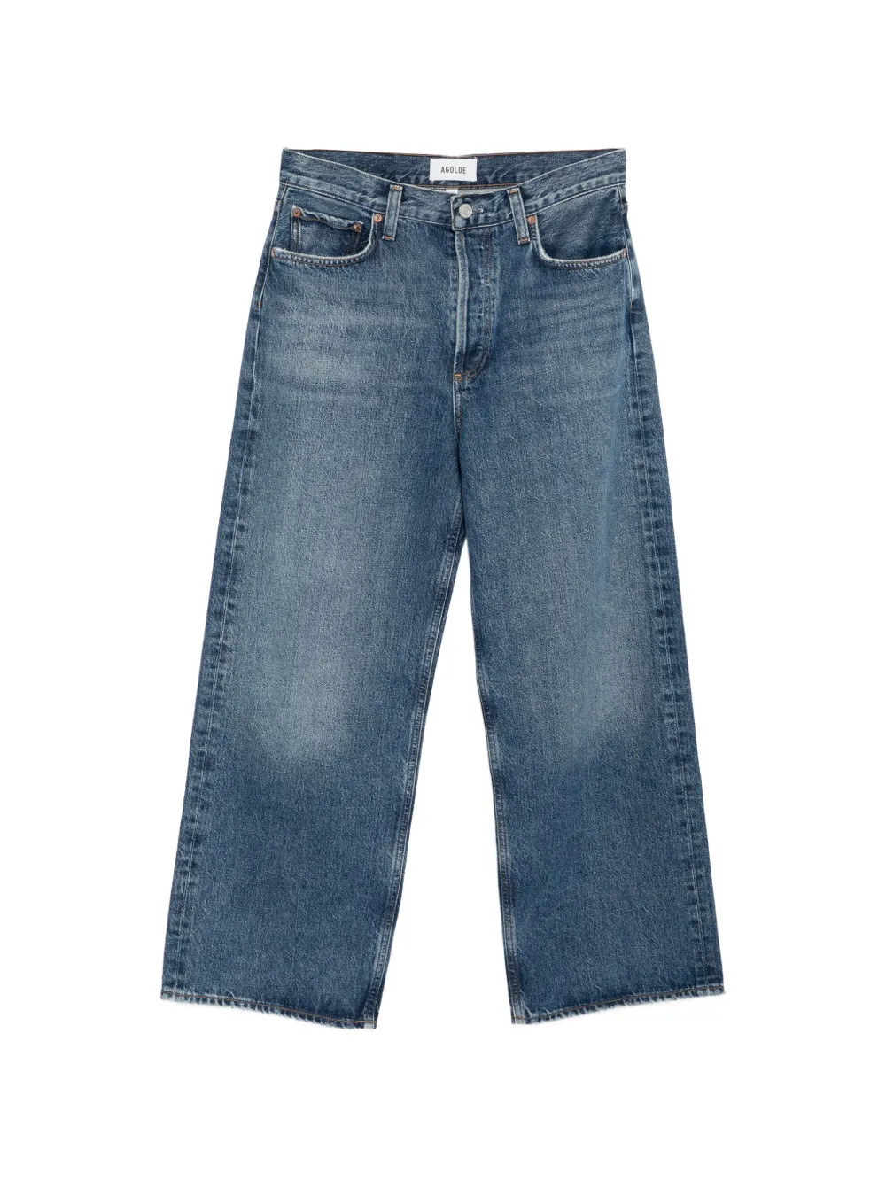 AGOLDE Low Slung Baggy Jeans | Blue | FARFETCH AU | Farfetch Global