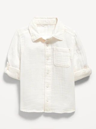 Double-Weave Pocket Shirt for Toddler Boys | Old Navy (US)