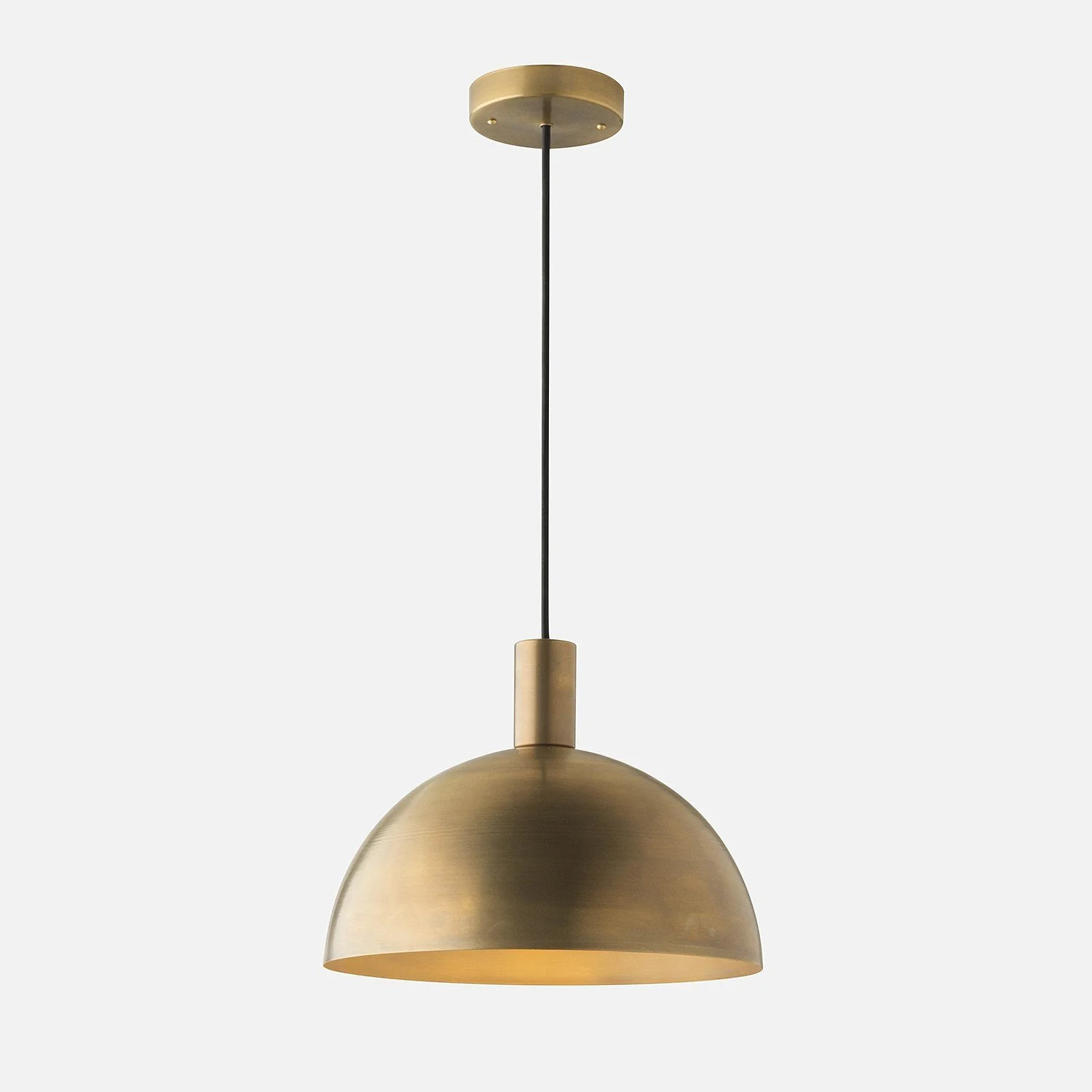 Shelby Mod Pendant - Natural Brass | Schoolhouse