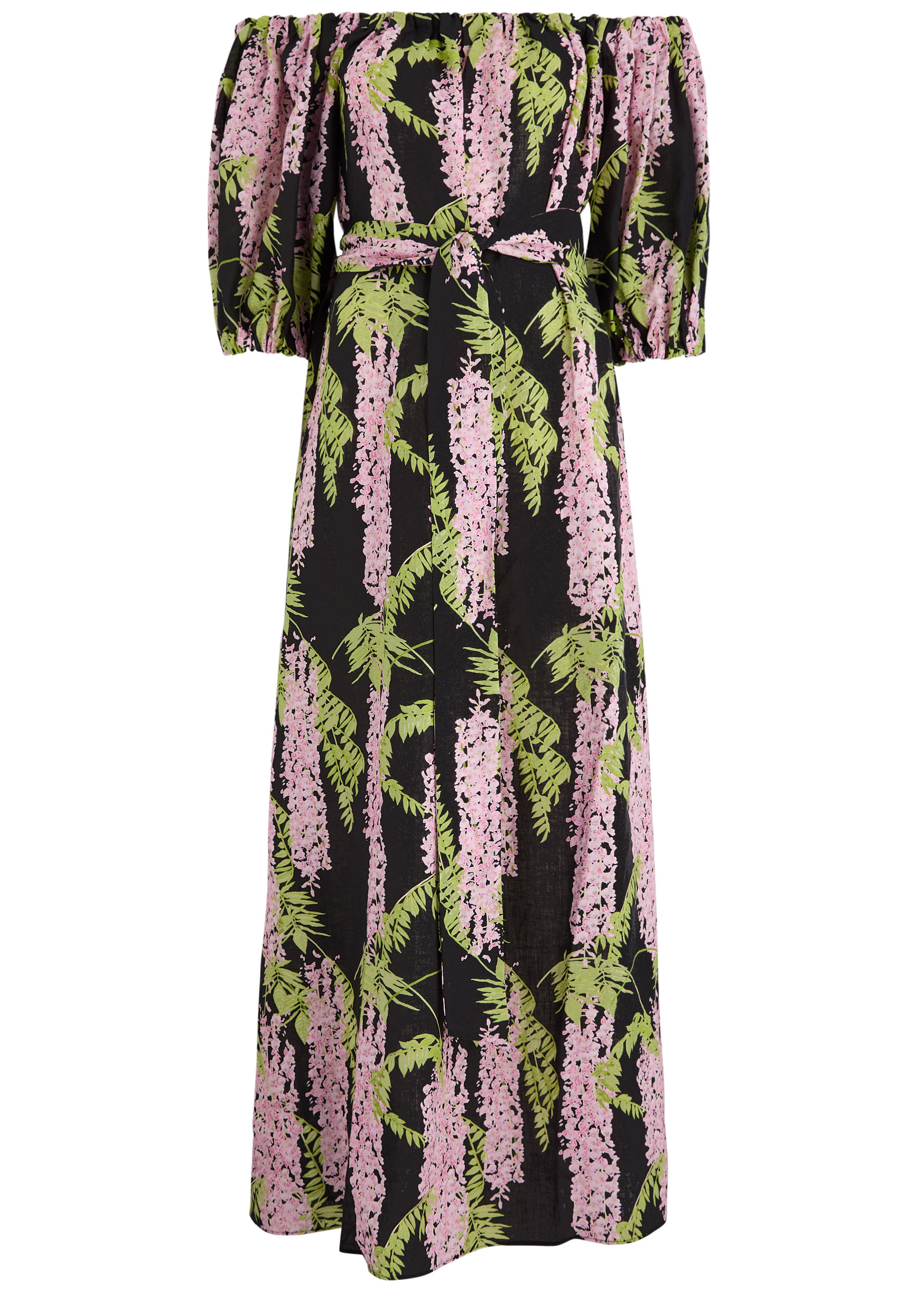 Zaza floral-print linen maxi dress | Harvey Nichols