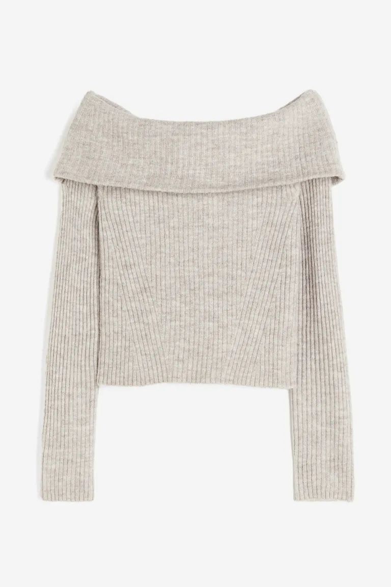 Off-the-shoulder Sweater | H&M (US + CA)