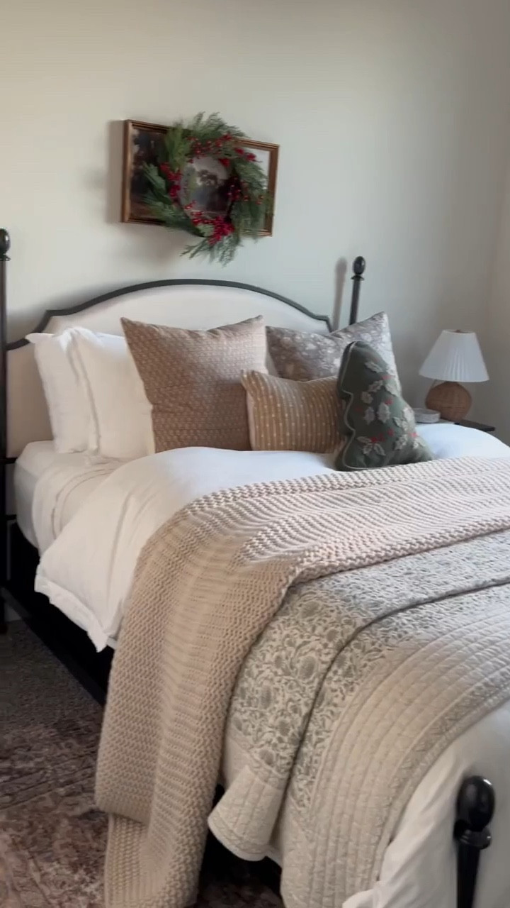 Our guest room is ready for Christmas  

#LTKStyleTip #LTKHome #LTKHoliday