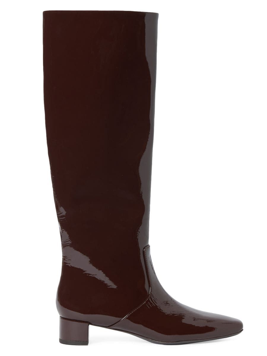 Indy 35MM Patent Leather Knee-High Boots | Saks Fifth Avenue