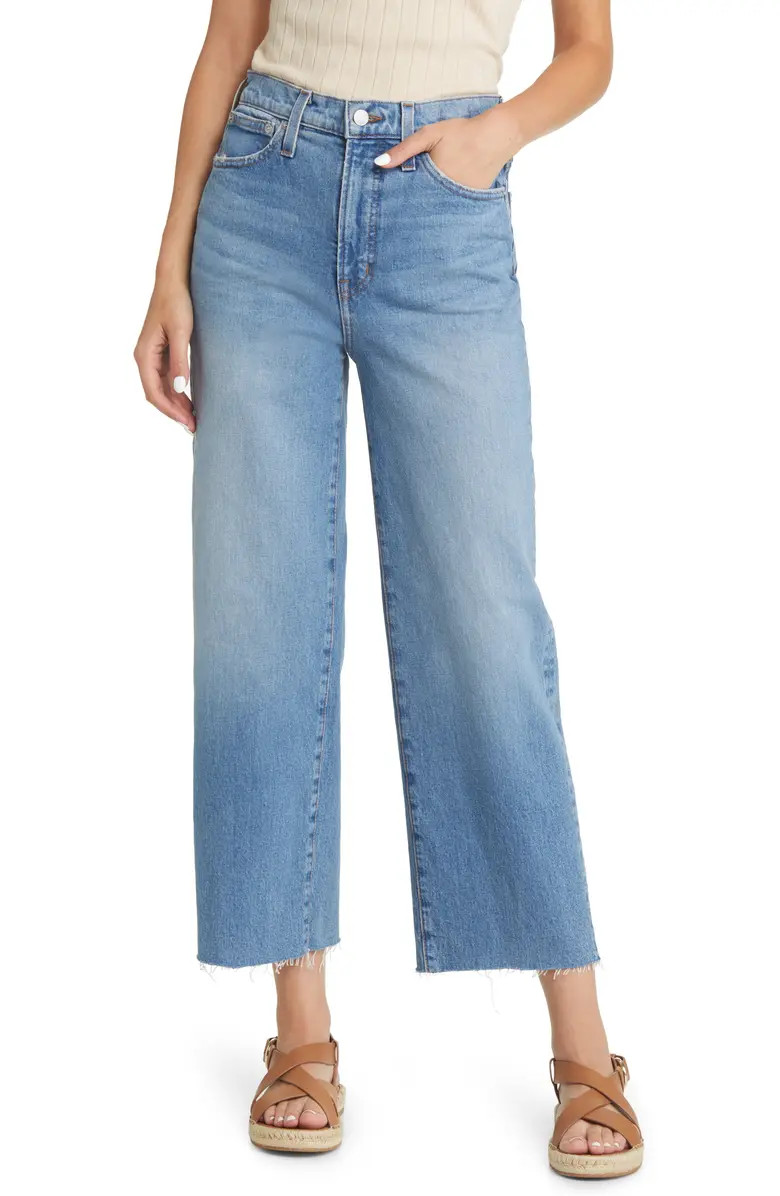 The Perfect Vintage Wide Leg Crop Jeans | Nordstrom