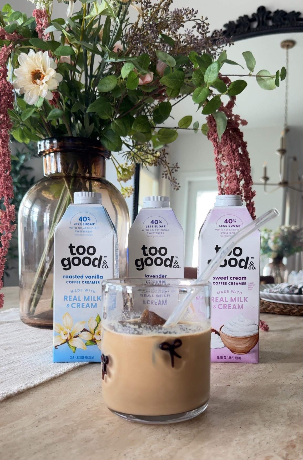 #ad | we’re saving $$ by making coffee at home this year ☕️  & if you want to perfect your iced coffee/lattes:

➡️ Freeze your coffee into cubes (thank me later) 
➡️ Add @toogoodandco’s new coffee creamer — made with REAL milk & cream + 40% less sugar* Enjoy it hot, iced, or frothy 👏🏼😋

⭐️ Save 20% off Too Good creamers from 2/22-2/28 with Target Circle on your next #targetrun 🎯

#TooGoodPartner #TooGoodCreamers #CoffeeRoutine #TargetPartner #targetfinds #liketkit @target @shop.ltk

*Than leading traditional coffee creamers. Too Good & Co. coffee creamers contain 3g sugar per serving; leading traditional coffee creamers containing 5g of sugar per serving. 


#LTKmomlife #LTKgrwm #LTKfitnessgoals