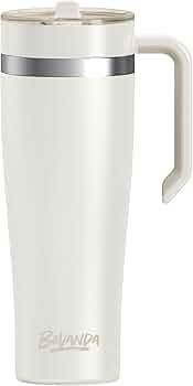 Bevanda 40 oz Stainless Steel Tumbler - Tan | Leak-Proof Lid, Double-Wall Insulation, Non-Slip Ba... | Amazon (US)