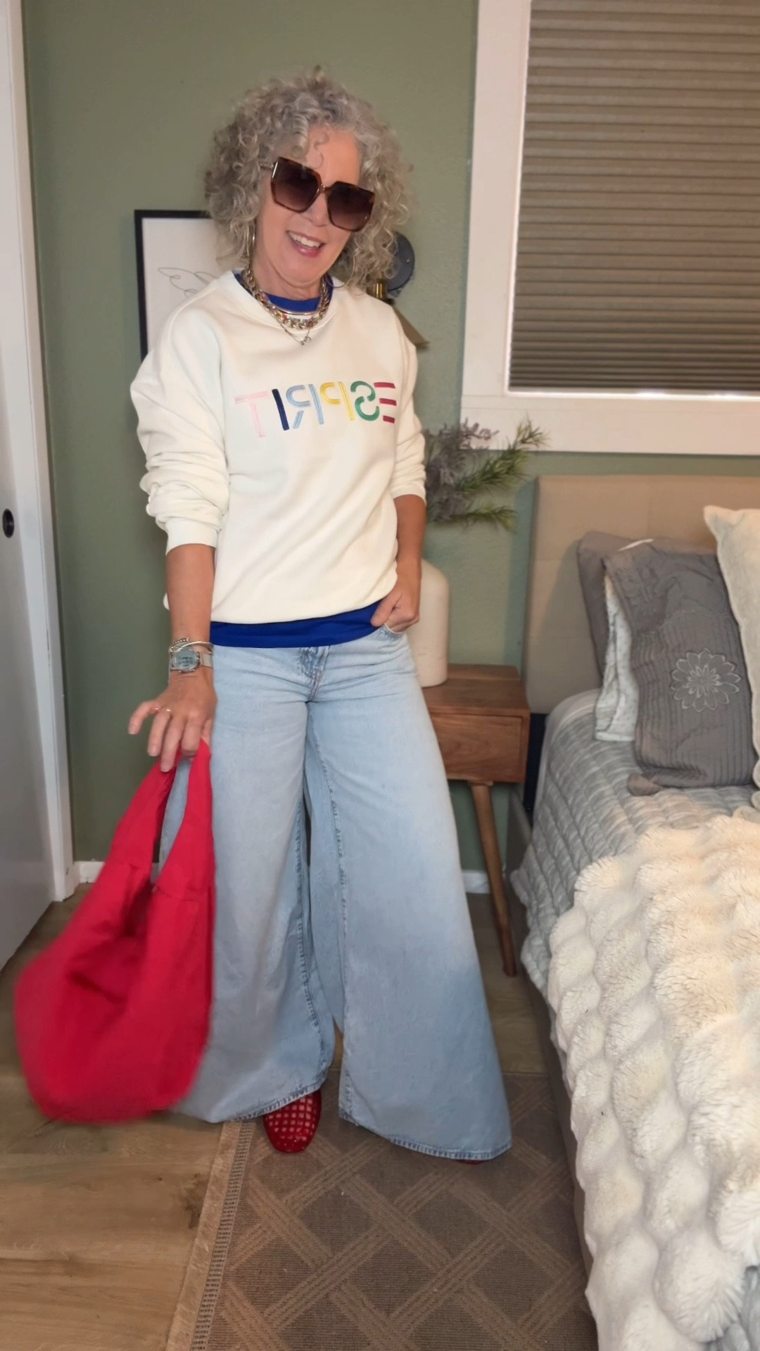 Giving early 90”s vibes 
The sweatshirt is from Costco so I couldn’t link it.

#LTKgrwm