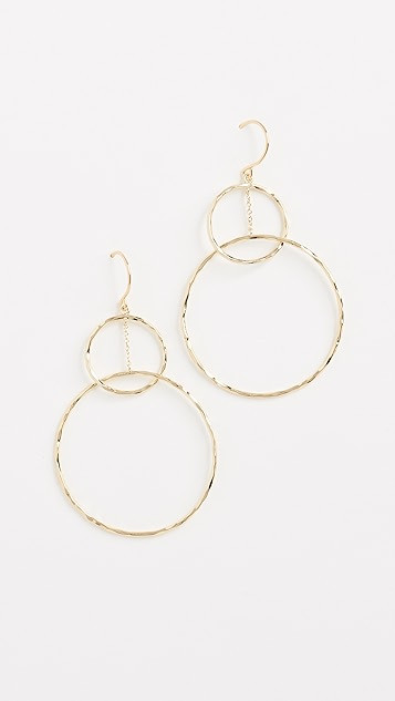 Interlocking Circle Drop Earrings | Shopbop