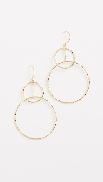 Interlocking Circle Drop Earrings | Shopbop