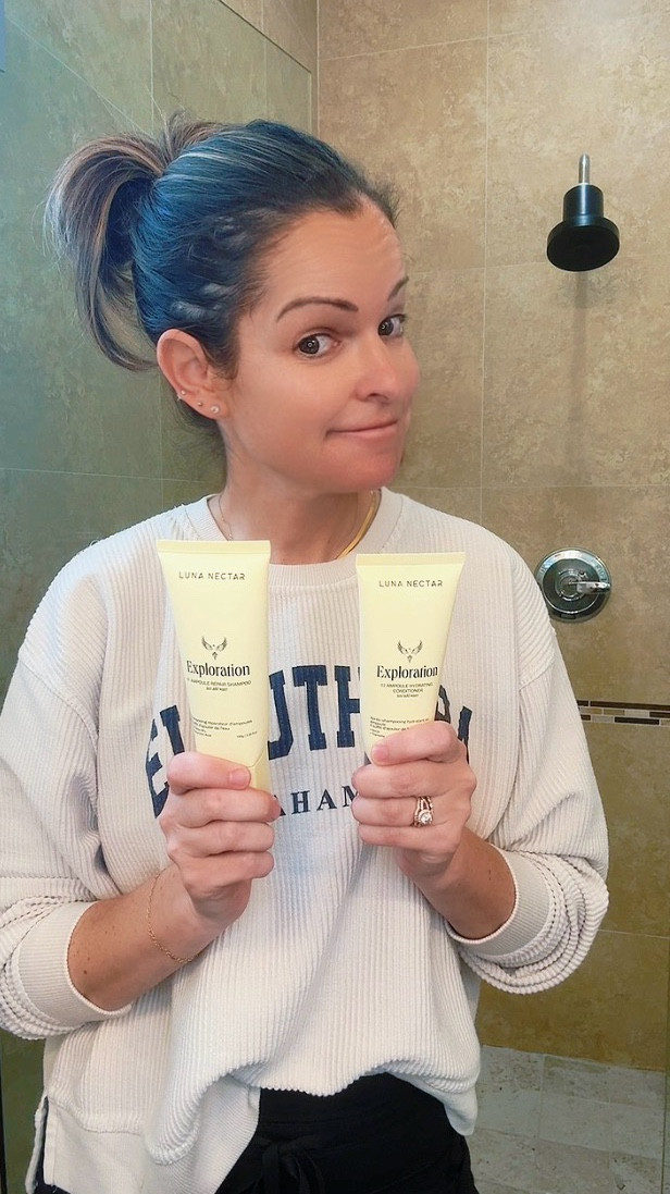 Ever heard of waterless shampoo?
Neither had I… and now I’m obsessed 🍦

Tiny strip. Big results. Ice cream scent.
Clean science that actually delivers.

Use my code MILKDRUNKMOMMA15 for 15% off at lunanectar.com/MILKDRUNKMOMMA15

#WaterlessHair #CleanBeauty #HairReset #MomLifeFinds #LunaNectar

#LTKmorningroutine #LTKselfcare #LTKBeauty