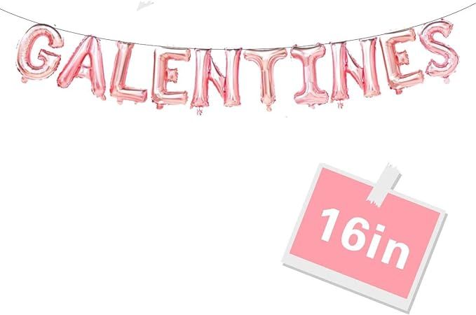 Galentines balloons, Valentine's Day Balloon Decorations, Galentine's Day Decor,Valentine's Day B... | Amazon (US)
