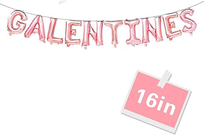 Galentines balloons, Valentine's Day Balloon Decorations, Galentine's Day Decor,Valentine's Day B... | Amazon (US)