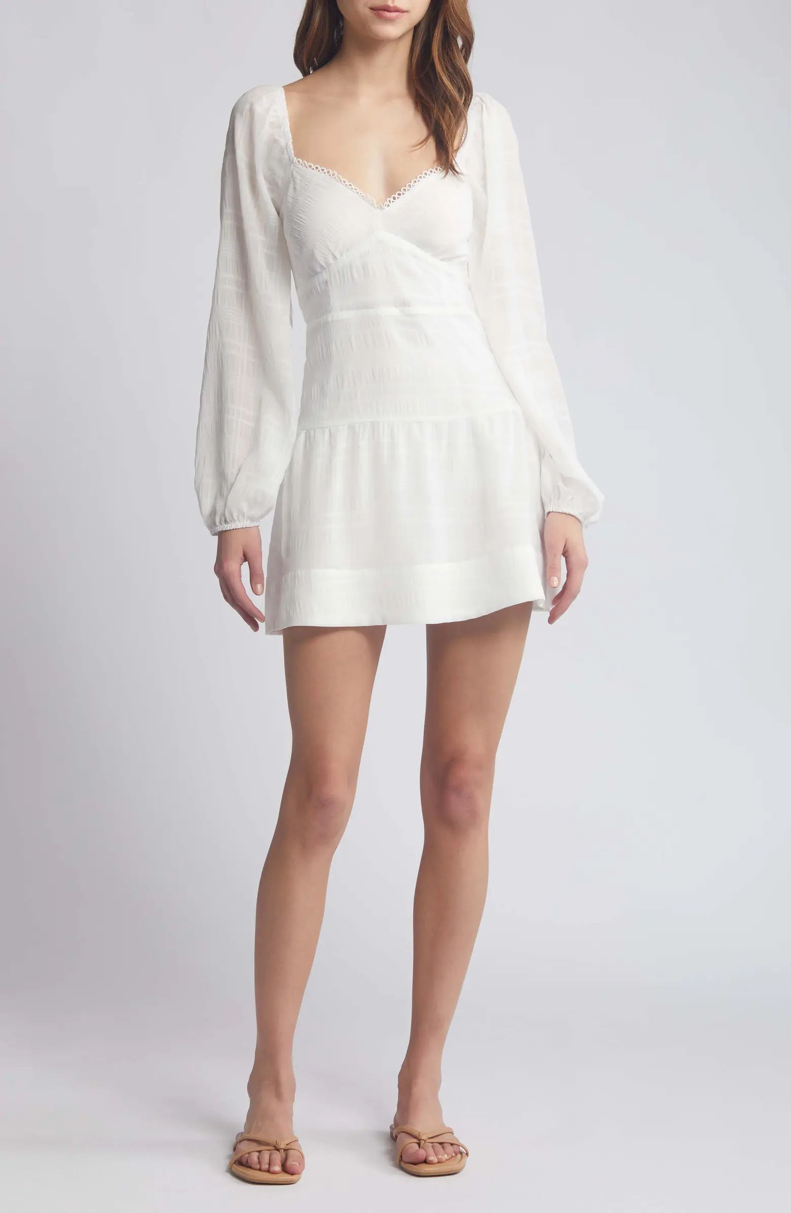 Alamour Long Sleeve Minidress | Nordstrom