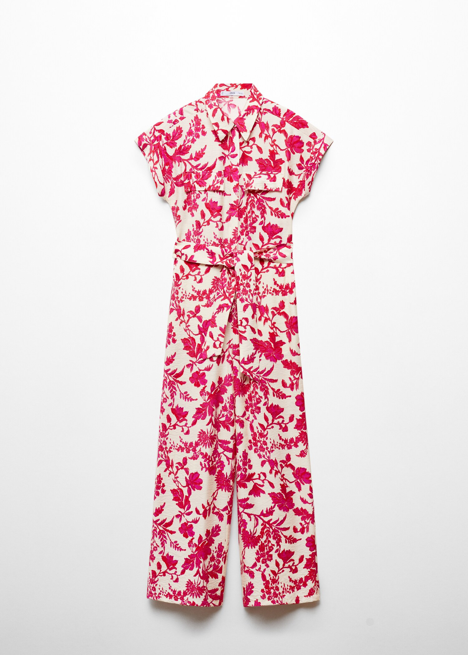 Floral print jumpsuit | MANGO (US)