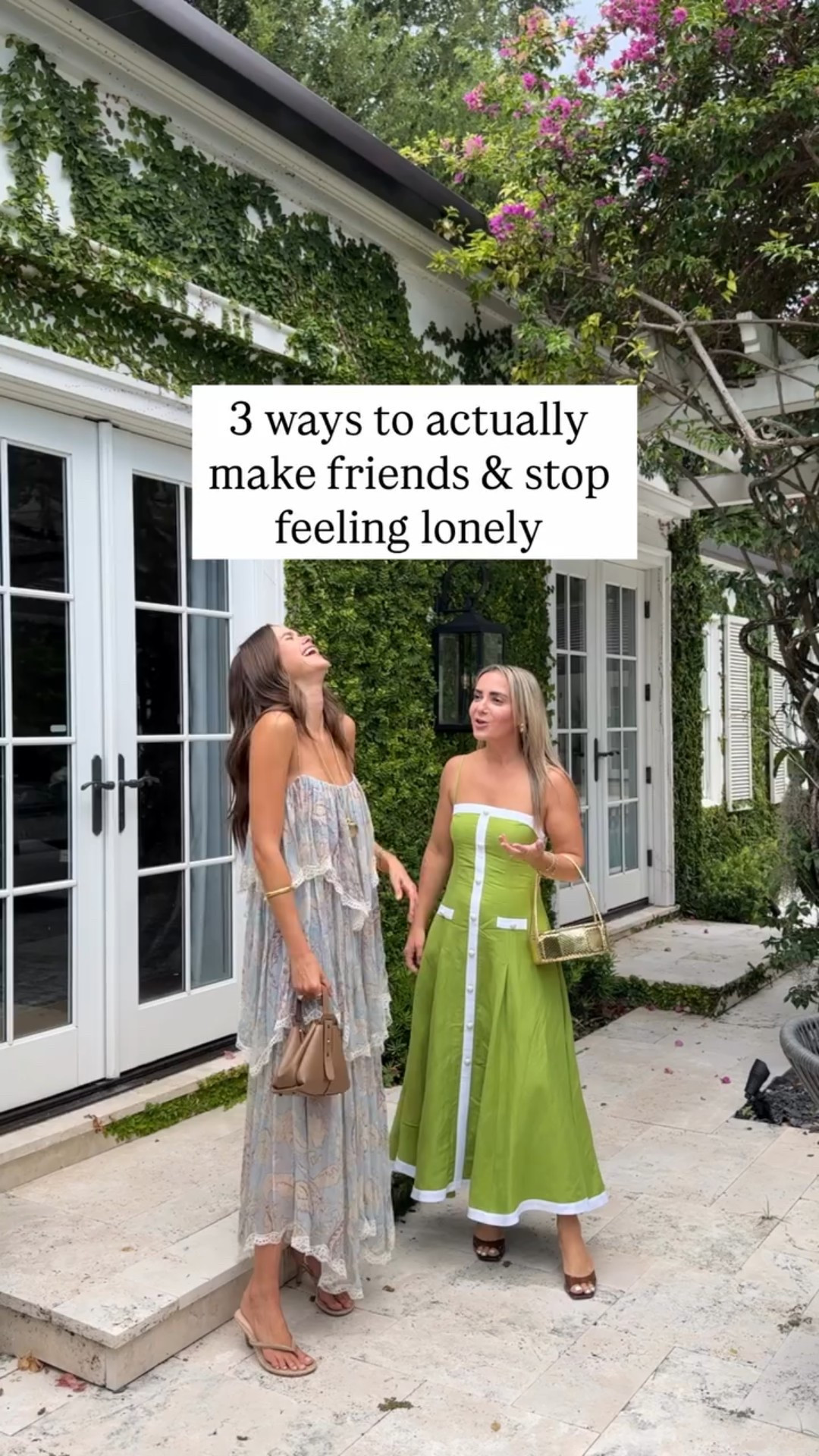 Comment Podcast for a deep dive conversation on friendships. Thank you @valerialipovetsky for having me on your @notalonepod! 

Green dress, fall dress, gold bag, brown mules, fall outfit 

& Comment Friend for more phrases & tips to help you make the right friends & finally belong in your friendships. All inside my new 6-week roadmap where I walk you through the entire friend dating process so you can finally break this cycle and start finding friendships that last and feel like home. 

& Comment OUTFIT for outfit links from @shopbop 

As for the 3 things you can do now to make new friends & stop feeling lonely: 

-Stop looking for your best friend and look for who is the most approachable person that you see most often.

-Then ask them out with a time bound invite. 
Instead of “Let’s hang out sometime,” try: “Want to go for a walk tomorrow morning or this weekend with me?” 

-And on the friend date, use the 50/50 rule: For every 5 minutes, notice, are you doing all the asking, or all the talking? Adjust so it’s balanced relationship from the start.

About Christie, Dr. C: I’m a Johns Hopkins-trained clinical psychologist with a background in CBT, DBT, behavioral psychology, and motivational models. I blend evidence-based strategies with lived experience to help you handle mean girls, navigate parenting challenges, set real boundaries, make new friends, and stop shrinking in your friendships.

Xo,
Dr. C

#LTKItBag #LTKStyleTip #LTKShoeCrush