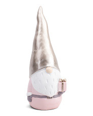 18.5in Resin Glam Gnome With Gift Box | TJ Maxx