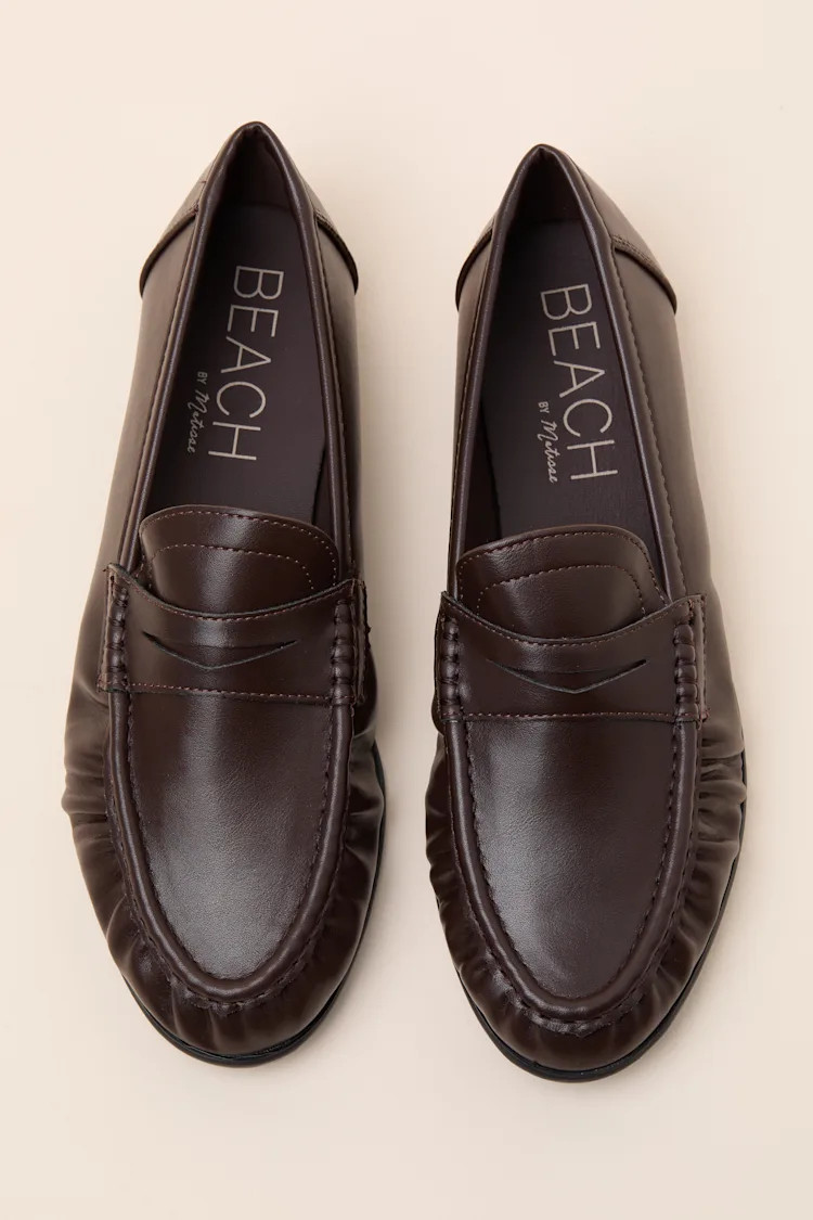 Carlton Espresso Ruched Loafers | Lulus