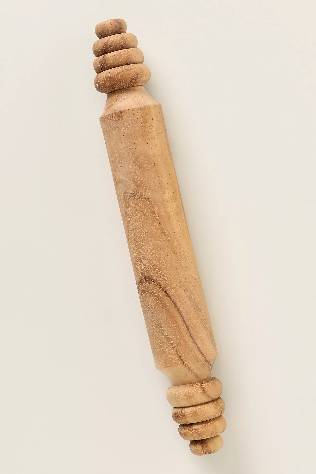 Cara Hand Carved Twist Rolling Pin | Anthropologie (US)