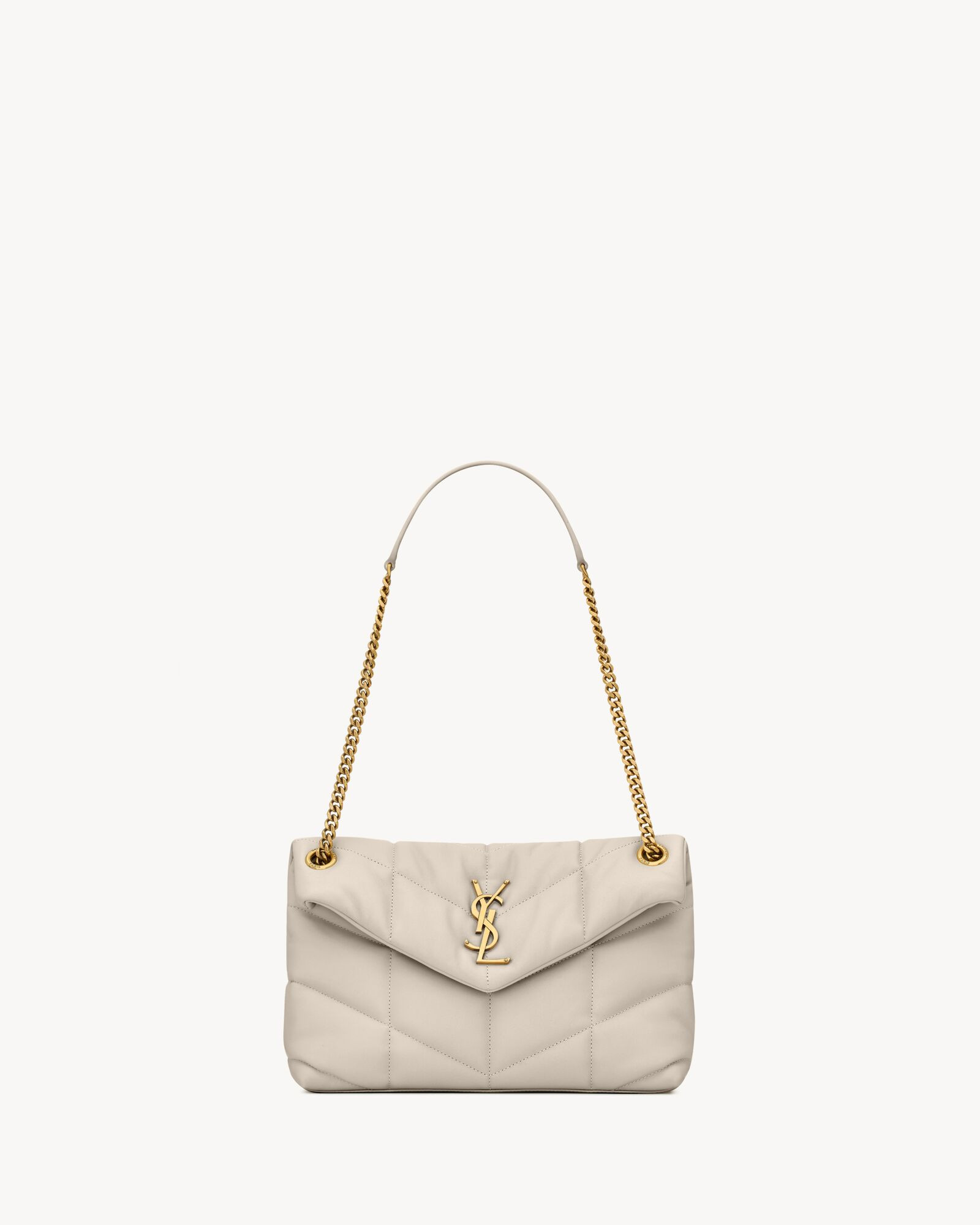 puffer small chain bag in quilted lambskin | Saint Laurent Inc. (Global)