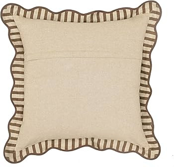 Tov Furniture Earthy Brown Striped Linen Accent Cushion | Amazon (US)
